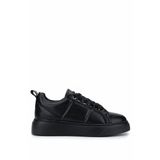 Tamer Tanca Kadın Vegan Siyah Sneakers & Spor Ayakkabı 1009 117 BN AYK Y25 SIYAH CILT