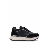 Tamer Tanca Kadın Vegan Siyah Sneakers & Spor Ayakkabı 936 81185 BN AYK Y25 SYH KROKO/BRONZ