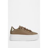 Tamer Tanca Kadın Vegan Sneakers & Spor Ayakkabı 1009 001 Bn Ayk SK23/24 - Bej