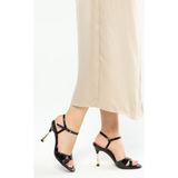 Tamer Tanca Kadın Vegan Topuklu Ayakkabı 932 7544 Bn Sndlt Y23