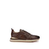 Tamer Tanca Siyah Erkek Deri Sneaker 383 5960 ERK AYK SK24-25