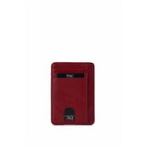 Tamer Tanca Unisex Hakiki Deri Bordo Kartlık 688 1012 KRTLK Y25 BORDO