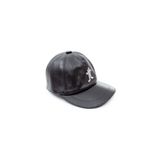 Tamer Tanca Unisex Vegan Siyah Deri Şapka 524 Tt Rap Sapka Sk22/23 Sıyah Dr