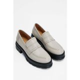 Tamer Tanca Vizon Kadın Deri Loafer 775 4110 BN AYK SK23/24