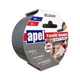 Tamir Bandı (Duct Tape) Askılı Karton 48 mm x 25 M Gri