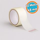 Tamir Bandı Enine Boyuna Lifli 48mm x 10mt Şeffaf Ultra Güçlü Yapışkan Onarım ve İzolasyon