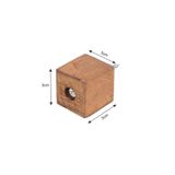 Tamiret Masa Sandalye Mobilya Sehpa Ünite Koltuk Kanepe Ahşap Ayak Takoz Yükseltici Boy 3 Cm En 3x3 Cm
