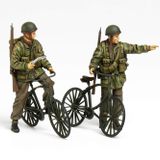 Tamiya 1/35 British Paratroop/Bicycle Plastik Askeri Figür Kiti
