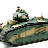Tamiya 1/35 French Battle Tank B1 Bis Plastik Tank Maket Kiti
