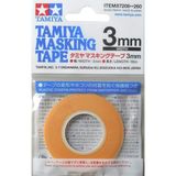 Tamıya TAM87208 87208 Maskeleme Bandı 3 Mm/18 M, Model Yapımı, Aksesuar, Sarı - Çok Renkli