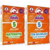 Tammat 5. Sınıf Matematik ve Fen Bilmiler Hızlı ve Akıllı Soru Bankası Seti 2 Kitap