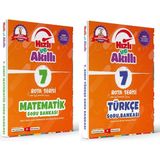 Tammat 7. Sınıf Matematik + Türkçe Rota Hızlı ve Akıllı Soru Bankası Seti 2 Kitap