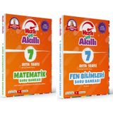 Tammat 7. Sınıf Matematik ve Fen Bilmiler Rota Hızlı ve Akıllı Soru Bankası Seti 2 Kitap