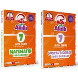 Tammat 7. Sınıf Matematik ve Sosyal Bilgiler Rota Hızlı ve Akıllı Soru Bankası Seti 2 Kitap