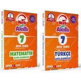 Tammat 7. Sınıf Matematik ve Türkçe Rota Hızlı ve Akıllı Soru Bankası Seti 2 Kitap