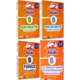 Tammat 8. Sınıf Matematik + Fen Bilimleri + Türkçe + Inkılap Tarihi Hızlı ve Akıllı Soru Bankası Set 4 Kitap