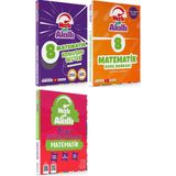 Tammat 8. Sınıf Matematik Hızlı ve Akıllı Soru + Defter + 32 Haftalık Deneme Set 3 Kitap
