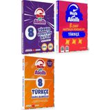 Tammat 8. Sınıf Türkçe Hızlı ve Akıllı Soru + Defter + 32 Haftalık Deneme Set 3 Kitap
