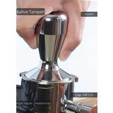 Tamper Krom Kaplama Kahve Tamperi 58 mm