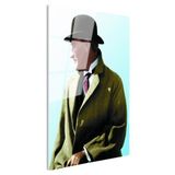 Tamperli Gerçek Cam Tablo Atatürk Eldivenli Melon Şapka Atatürk Tablosu Duvar Dekoru