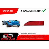 Tampon Reflektörü L Symbol 13 Dacia Sandero Ii 12 Logan Ii 12 Almla - Siyah