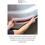 #TamponKoruma Esnek Darbe Emici Oto Stil Çizilme Önleyici Araba Tampon Koruyucu Karbon Desenli Siyah