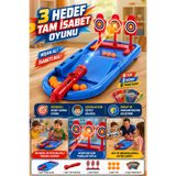 Tamsena Store 3 Hedef Tam İsabet Oyunu Çocuk Eğitici Hedef Vurma Oyunu Top Atış Seti 2 Kişilik Eğlence Oyuncağı