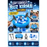 Tamsena Store Çift Çekiçli Buz Kırma Oyunu Çocuk Aile Masa Oyunu Eğitici Strateji ve Dikkat Oyuncağı Eğlenceli Kutu Oyunu