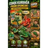 Tamsena Store Esnek Kurbağa Figür Oyuncağı Uzayan Streç Kurbağa Şaka Oyuncağı Eğlenceli Hayvan Figürü Çocuk Oyuncağı