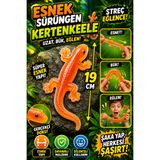 Tamsena Store Esnek Sürüngen Kertenkele Oyuncak Streç Uzayan Kertenkele Şaka Oyuncağı Esnek Hayvan Figürü Eğlenceli Çocuk Oyuncağı