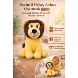 Tamsena Store Sevimli Peluş Aslan Oyuncak 25 cm Yumuşak Dokulu Dekoratif Hediye Oyuncak