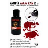 Tamsena Store Vampir Yapay Kan 50 gr – Tiyatro ve Kostüm Makyajı İçin – Cilde Zararsız Gıda Boyası