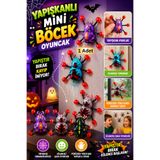 Tamsena Store Yapışkanlı Mini Böcek Oyuncak Duvara Tırmanan Eğlenceli Sticky Böcek Çocuk Şaka Oyuncağı