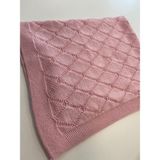 Tamtam Pamuk Triko Bebek Battaniyesi - Pembe - 80 x 100 cm