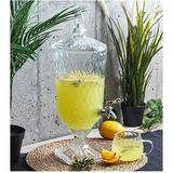 Tamu Cam Şerbetlik Lüks 3 Litre Kokteyl Limonata Meşrubat Sebil - 3 lt