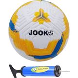TAN EXPRESS 5 Numara Dikişli Futbol Topu + Hava Pompası 1 Set (Top : Halı Saha , Sert Zemin ve Çime Uygun) - Çok Renkli