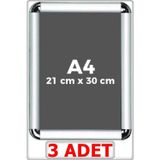 Tan Express A4 Rondo Çerçeve Açılır Kapanır Çıtalı 21 X 30 Cm 3 Adet
