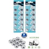 TAN EXPRESS AG13 LR44 Alkalin Düğme Pil 1,5V Saat Oyuncak Hesap Makinesi Pili 20'li (Videolu