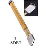 TAN EXPRESS Metal Saplı Gazlı Cam Kesici-Cam Seramik Kesme Elması ( Gaz Hazneli ) 16 Cm. 2 Adet