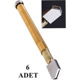 TAN EXPRESS Metal Saplı Gazlı Cam Kesici-Cam Seramik Kesme Elması ( Gaz Hazneli ) 16 Cm. 6 Adet