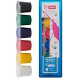 TAN EXPRESS Mikro Parmak Boyası 22 ml 6 Renk 1 Set