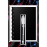 TAN EXPRESS Siyah Yapraklı Spiralli Defter Beyaz Jel Kalem A5 14X20 40 Sayfa 1 Set
