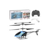 Tan Express Uzaktan Kumandalı Helikopter Şarjlı Işıklı 2.4 Ghz 3.5 Kanal 20 Cm Mavi 1 Adet