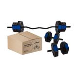 Tan Spor 50 KG Z Barlı 120 CM Dambıl Ağırlık Halter Vücut Geliştirme Seti