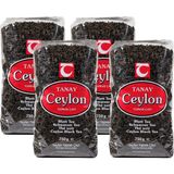 Tanay Ceylon Çayı 750 Gr X 4 adet (3.000 gr) %100 İthal Sri Lanka Siyah Dökme Yaprak Çay OPA Kaçak Seylan Çayı - 3 kg