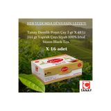Tanay Demlik Poşet Çay 3 Gr X 48 Li 144 Gr Yaprak Çayı Siyah 100% İthal Süzen Black Tea. X 16 Adet