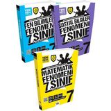 Tandem Yayınları 7. Sınıf Sosyal Bilgiler - Fen Bilimleri - Matematik Fenomen Soru Bankası Seti