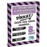 Tandem Yayınları 8. Sınıf T. C. İnkılap Tarihi ve Atatürkçülük LGS Denemeleri