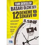 Tandem Yayınları 8. Sınıf Tüm Dersler Başarı Ölçme Seti 12 Deneme Sınavı Yeni