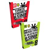 Tandem Yayınları 8. Sınıf Türkçe - Din Kültürü ve Ahlak Bilgisi Fenomen Soru Bankası Seti